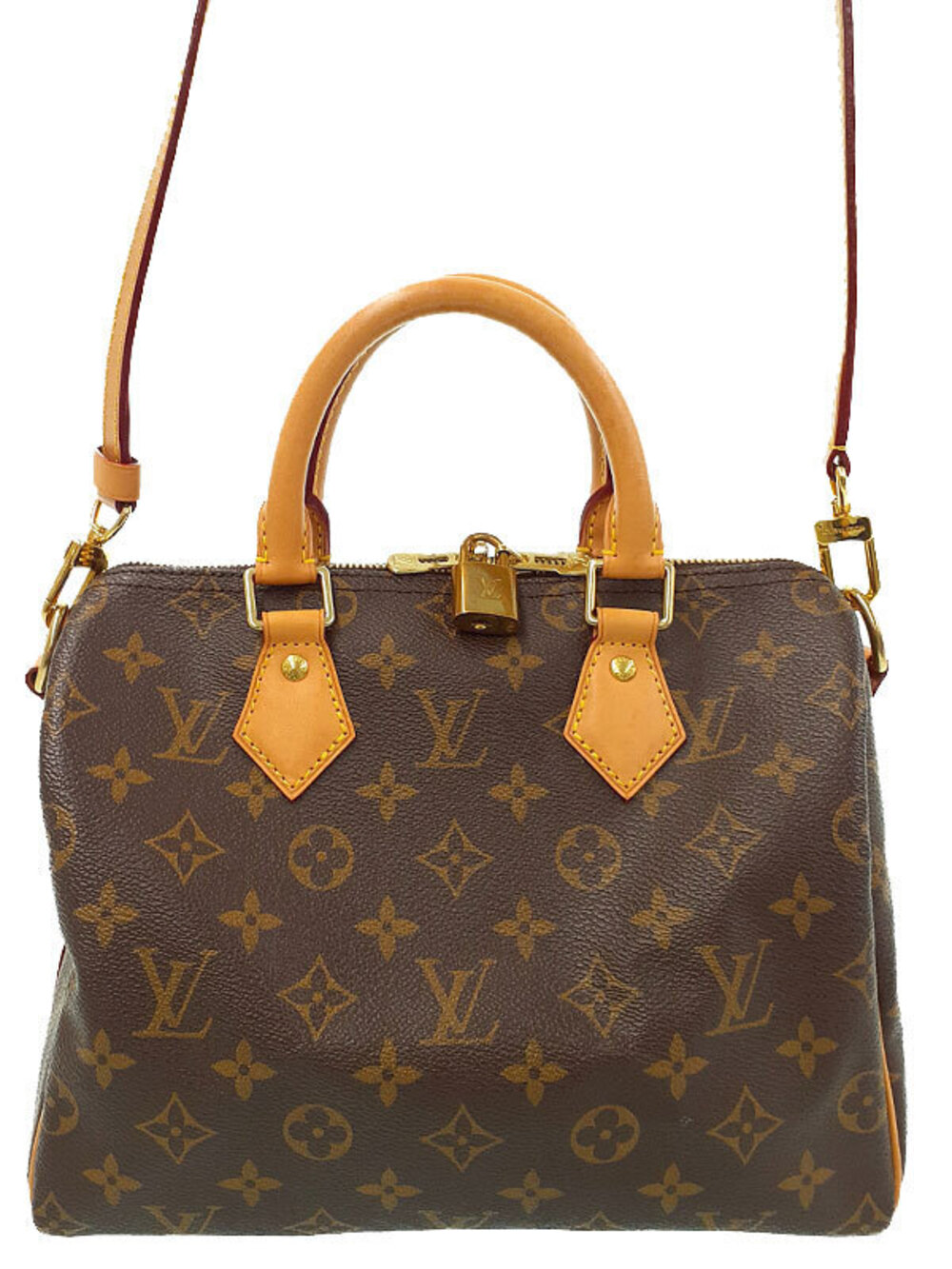 Louis Vuitton Monogram Speedy brown Bandouliere Bag